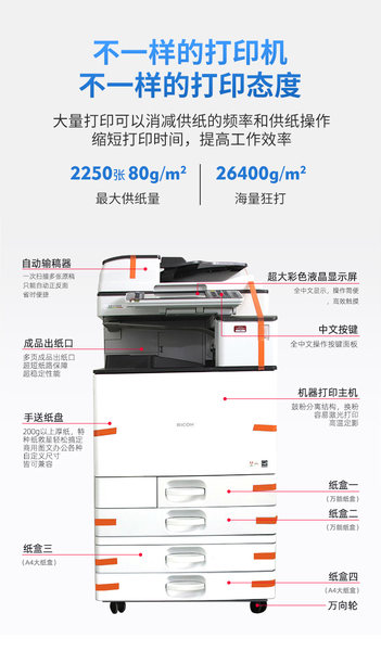 理光彩色数码复印机打印机