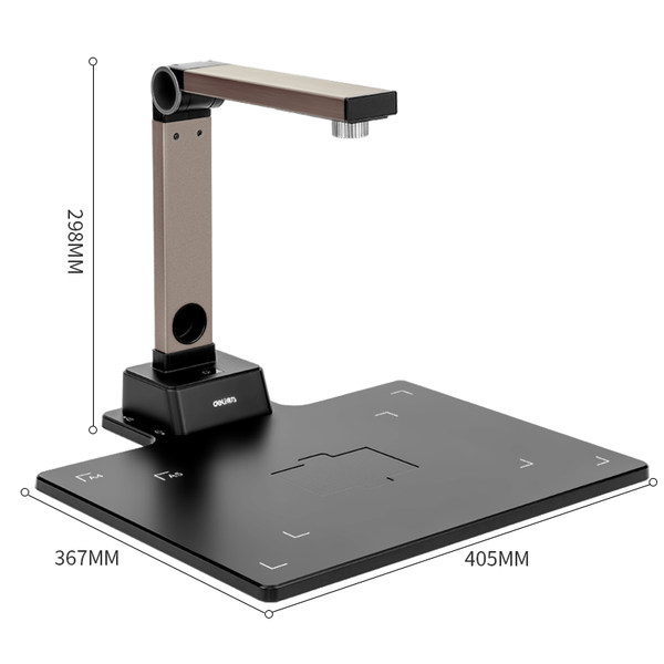 得力高拍仪高清专业办公教学A4A3办公采集证件书籍扫描仪机专
